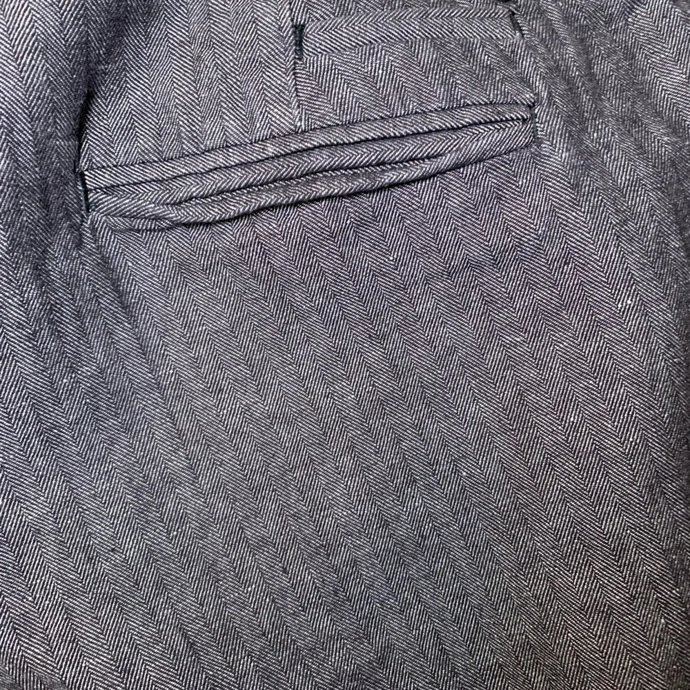 GAP Women's Gray Trousers with Pinstripe- Size 10 - Picture 10 of 13